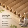 Plissee Klemmfix ohne Bohren 80x130cm Hellbraun Sichtschutz Produktbild-Vorschau 5