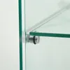 CDGlobal skleněná vitrína v bílé barvě,163x80x36CM Moderní Náhled obrázku produktu 7