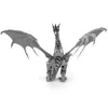Metal Earth Silver Dragon, Stavebnica, Kov Náhľad obrázku produktu 3