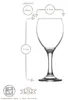 ORION Gläser-Set WEINGLÄSER 245 ml 6 Stück Produktbild-Vorschau 4
