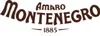 The image displays the brand logo and name of Amaro Montenegro, along with the founding year. Produktbild-Vorschau