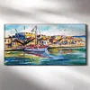 Küche Wohnzimmer Wand Leinwand Uhr 60x30 Bild Landschaft Produktbild-Vorschau 2