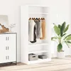 vidaXL Szafa biała 100×50×200 cm Materiał drewnopochodny Podgląd zdjęcia produktu 2