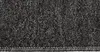 A close-up view of a dark gray carpet with a textured surface and a white stitched edge. Produktbild-Vorschau