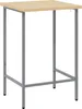 vidaXL Rohový stůl šedý 55 x 55 x 85 cm ocel a vysoce Náhled obrázku produktu 5