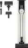 A cordless vacuum cleaner and its accessories are displayed against a white background. Náhled obrázku produktu