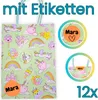 TE-Trend 12 Stück Geschenktüten Einhorn Kindergeburtstag Produktbild-Vorschau 2