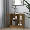 vidaXL Gablota z dębu wędzonego 82,5x30,5x80 cm Materiał Podgląd zdjęcia produktu 3