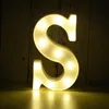 Lettera 3D illuminata a LED, lettera S da 22 cm Anteprima dell’immagine prodotto 1