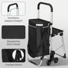 Einkaufstrolley 40 L Oxford-Tasche 3-Rad Treppensteig Produktbild-Vorschau 4