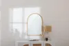 Specchio da parete THÉA, 55 x 75 cm, beige rima Anteprima dell’immagine prodotto 3