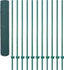 vidaXL Maschendrahtzaun mit Pfosten Stahl 25 x 1,5 m Grün Produktbild-Vorschau 2