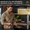 KAISERTAL® Grillpfanne - 26cm Premium Grillpfanne Gusseisen Produktbild-Vorschau 6