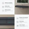 doporro Vasque à Poser Gris Noir Mat avec Bonde Lavabo de Voir les images du produit 5