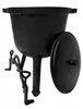 Dutch Oven - Gusseisen Kessel 10 L - mit Füßen und Henkel - Produktbild-Vorschau 10