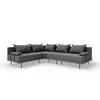 TRADA Gartenecksofa Bahama L Dunkelgrau 298x298 cm Produktbild-Vorschau 6