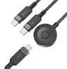 Kabel 3w1 Acefast C6-11 USB-C - 2x USB-C / Qi 480Mb/s 100W Podgląd zdjęcia produktu 4