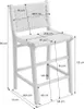A diagram showing the dimensions of a bar stool. Produktbild-Vorschau