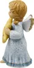 A side view of a ceramic angel figurine holding a yellow star. Produktbild-Vorschau