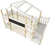 Sweiko Lit superposé 90 x 200 cm,Lit d'enfant cabane avec Voir les images du produit 20