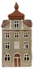 Clayre & Eef theelichthouder Haus, 12x9x25 cm, groen-bruin, Productafbeelding-voorbeeld 1