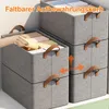 3pcs faltbare Aufbewahrungsboxen mit Griff, 48×28×20 cm, Produktbild-Vorschau 2