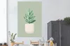 MuchoWow® Poster Zimmerpflanze - Sukkulente - Blumentopf - Produktbild-Vorschau 2