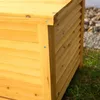 Gartentruhe Holz Braun Kissenbox Auflagenkiste Aufbewahrung Produktbild-Vorschau 3