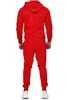 Herren Jogginganzug einfarbig 100% BW 586 Rot XXL Produktbild-Vorschau 3