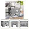 The Living Store Couchtisch Grau Sonoma 55,5x55x45 cm Produktbild-Vorschau 1