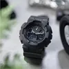 A close-up shot of a black G-Shock watch. Podgląd zdjęcia produktu