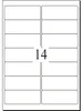 SIGEL LA321 abgerundete Adress-Etiketten, 99,1 x 38,1 mm, Produktbild-Vorschau 1