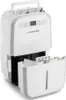 A white dehumidifier with its water tank partially pulled out. Produktbild-Vorschau