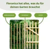 Floranica 2 x Zaunpfosten aus Haselnuss Höhe 150 cm Produktbild-Vorschau 4