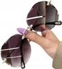 Randlose Damen-Sonnenbrille Pilots Produktbild-Vorschau 7