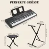 FCH 61 Tasten E Keyboard，Elektronisches Klavier mit Produktbild-Vorschau 3