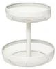 A two-tiered white metal basket. Podgląd zdjęcia produktu