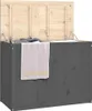 vidaXL Wäschetruhe Grau 88,5x44x66 cm Massivholz Kiefer - Produktbild-Vorschau 5