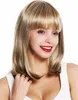 WIG ME UP Perücke schulterlang glatt Pony Blond gesträhnt Produktbild-Vorschau 2