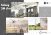 Sekey Sonnenschirm Balkon Rechteckig 200×125 cm Produktbild-Vorschau 8