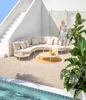 Dehner Gartenlounge Avignon, inkl. Sitzpolster / Dekokissen Produktbild-Vorschau 9