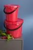 Kbelík s víkem Plast Team Berry 5 l tmavě šedý Náhled obrázku produktu 5