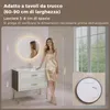 S'AFIELINA Specchio Bagno LED Rotondo 50 cm, Anteprima dell’immagine prodotto 2