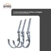DAPRONA Rinneneisen verstellbar, Rinnenhalter Silber RG 333 Produktbild-Vorschau 4