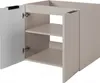 Rodan | Szafka Łazienkowa - 60cm - Beżowy Mat - Ryflowane Podgląd zdjęcia produktu 5