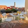 Set da balcone LVHOM in 3 pezzi, pieghevole, set da bistrot Anteprima dell’immagine prodotto 2