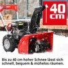 HECHT Schneefräse Benzin 9555 | 56 cm Arbeitsbreite | 4,0 Produktbild-Vorschau 7