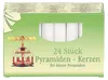 Bougie pyramide 7cm Ø1,4cm blanc 24 packs Voir les images du produit 3