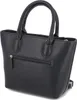 L.Credi Damen Handtasche OPHELIA Schwarz Kunstleder vegan- Produktbild-Vorschau 3