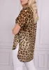 Luftige Bluse mit Schlitzen, Leopardenmuster John Zack M-L Produktbild-Vorschau 4